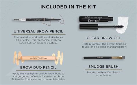 Billion Dollar Brows Best Sellers Kit, Includes Universal Brow .